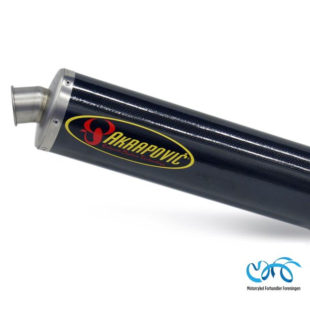 Akrapovic oval carbon lyddmper