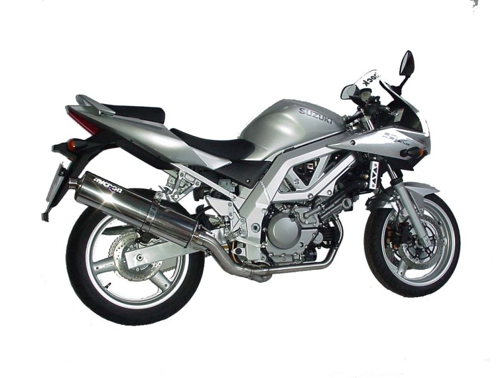 Micron Suzuki Sv650 03 21 System Med Oval Lyddæmper I Titanium